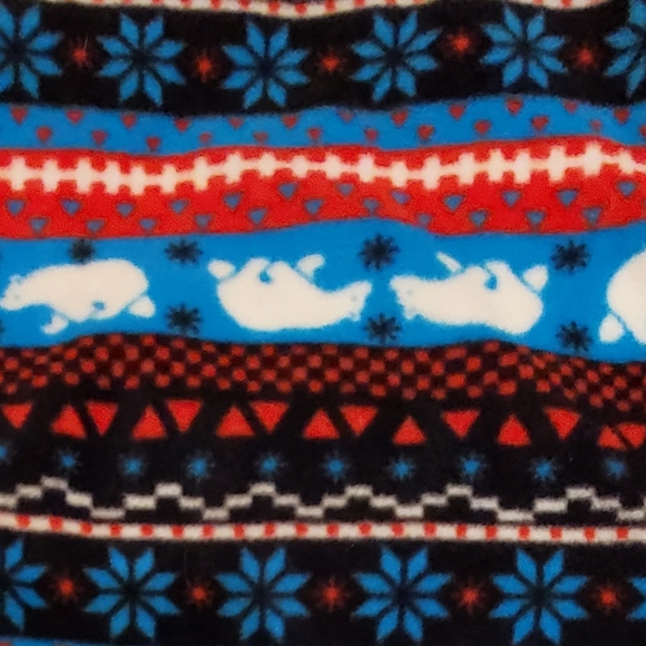 New LIL' BEAR 🐻 Polar Fleece Pant PJ Set 2 PC. NWT 4T or 5T family pajama sets - Picture 4 of 4